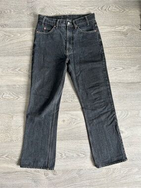 90s Levi's 517 Orange Tag Bootcut Black
Jeans Flared